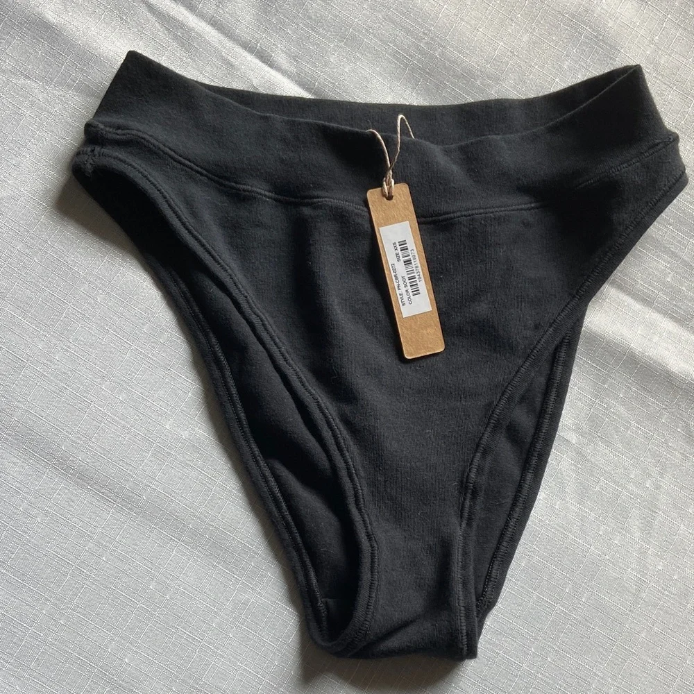 SKIMS Set High-Waist Jelly Sheer briefs & High-Waist Cotton Jersey Cheeky brief - Picture 2 of 4